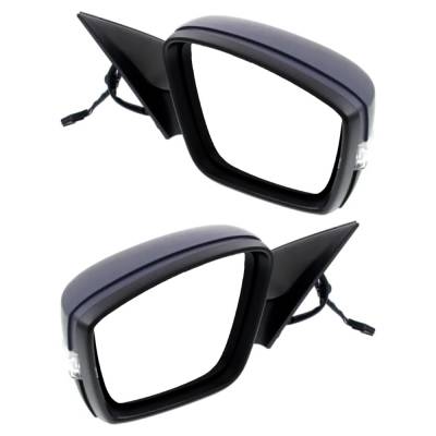 Rareelectrical - New Pair Of Mirror Compatible With Volkswagen Jetta Highline Hybrid Comfortline Premium Trendline - Image 4