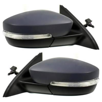 Rareelectrical - New Pair Of Mirror Compatible With Volkswagen Jetta S Se Sel Sedan 4-Door 1.8L 2013 2014 By - Image 2
