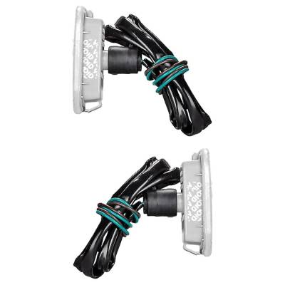 Rareelectrical - New Pair Of Daytime Running Lights Compatible With Volkswagen Passat Cabrio Jetta 1998 1999 2000 - Image 3