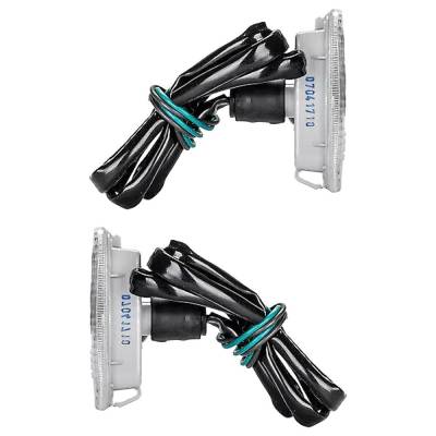 Rareelectrical - New Pair Of Daytime Running Lights Compatible With Volkswagen Passat Cabrio Jetta 1998 1999 2000 - Image 4