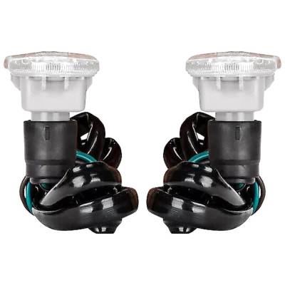 Rareelectrical - New Pair Of Daytime Running Lights Compatible With Volkswagen Passat Cabrio Jetta 1998 1999 2000 - Image 5