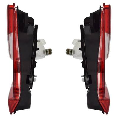 Rareelectrical - New Pair Of Daytime Running Lights Compatible With Honda Accord 2018 2019 2020 2021 2022 By Part - Image 4