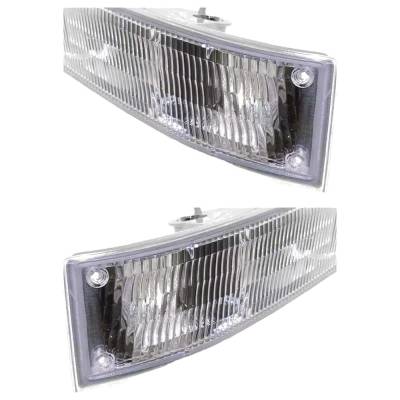 Rareelectrical - New Pair Of Daytime Running Lights Compatible With Chevrolet Gmc Astro Safari 4.3L 1995-2005 By Part - Image 3