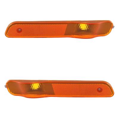 Rareelectrical - New Pair Of Daytime Running Lights Compatible With Saturn Sl1 Sl2 Sl Sw2 1.9L 2000 2001 2002 By Part - Image 2