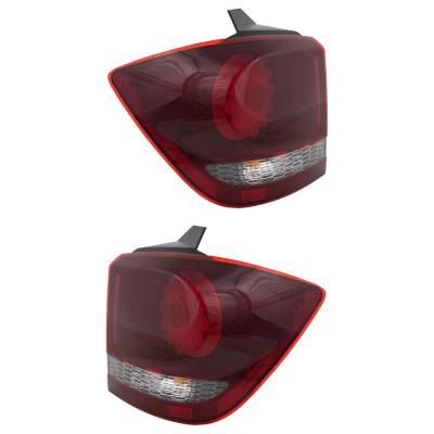 Rareelectrical - New Pair Of Tail Lights Compatible With Dodge Journey 2.4L 3.5L 3.6L 2009-2020 By Part Numbers - Image 2