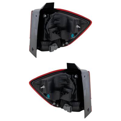 Rareelectrical - New Pair Of Tail Lights Compatible With Dodge Journey 2.4L 3.5L 3.6L 2009-2020 By Part Numbers - Image 3