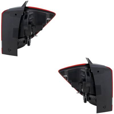 Rareelectrical - New Pair Of Tail Lights Compatible With Dodge Journey 2.4L 3.5L 3.6L 2009-2020 By Part Numbers - Image 4