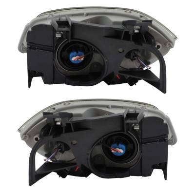 Rareelectrical - New Pair Of Headlights Compatible With Pontiac G5 Base Gt Coupe Sedan 2.2L 2.4L 2007 2008 2009 By - Image 2