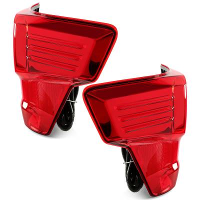 Rareelectrical - New Pair Of Tail Lights Compatible With Nissan Titan Xd Pro-4X S Sv Crew Extended Standard Cab - Image 5