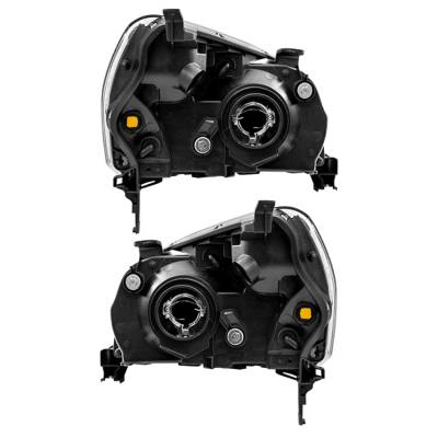 Rareelectrical - New Pair Of Headlight Compatible With Honda Pilot Lx Sport 3.5L V6 4 Door 2003-2005 By Part Number - Image 2