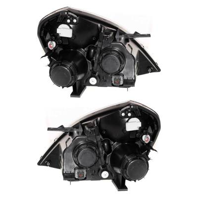 Rareelectrical - New Pair Of Headlight Compatible With Kia Sedona Ex Lx Mini Passenger Van 2006 By Part Number - Image 2