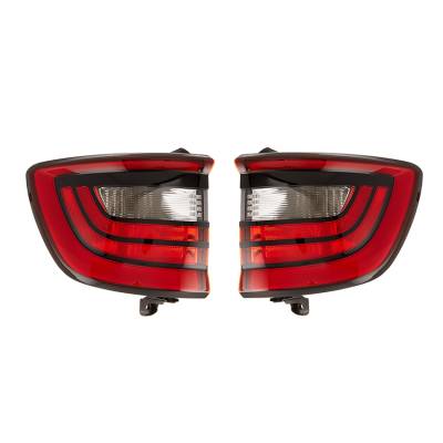 Rareelectrical - New Pair Outer Tail Lights Compatible With Dodge Durango 2014 2015 By Part Numbers 68155948Ad - Image 1