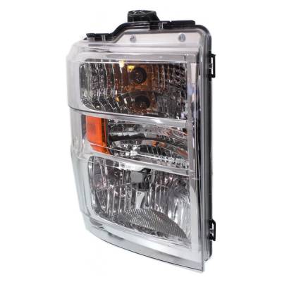 Rareelectrical - New Right Halogen Headlights Compatible With Ford E-450 Super Duty Base Cutaway 2 Door 5.4L 2008 - Image 3