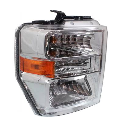 Rareelectrical - New Right Halogen Headlights Compatible With Ford E-250 Base Cutaway Van 2 Door 5.4L 2008 2009 2010 - Image 4