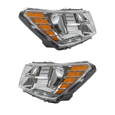 Rareelectrical - New Pair Of Halogen Headlights Compatible With Dodge Journey Crossroad 2009 2010 2011 2012 2013 2014 - Image 6
