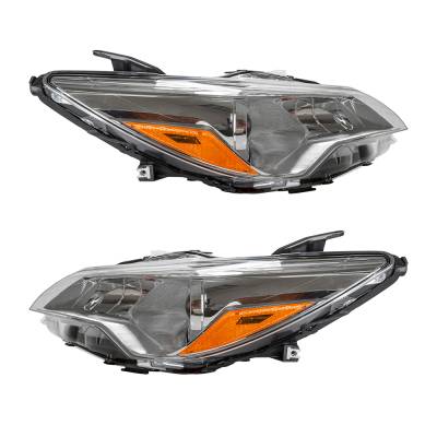 Rareelectrical - New Pair Of Headlights Compatible With Toyota Camry Xle Le Sedan 2015 2016 2017 By Part Numbers - Image 3