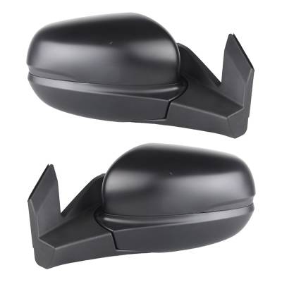 Rareelectrical - New Pair Of Mirrors Compatible With Honda Pilot Lx Sport Utility 4 Door 3.5L 2016 2017 2018 2019 By - Image 1