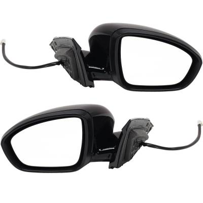 Rareelectrical - New Pair Of Mirror Compatible With Nissan Altima Sl Sv Sedan 4-Door 2.0L 2.5L 2019 2020 2021 By Part - Image 4