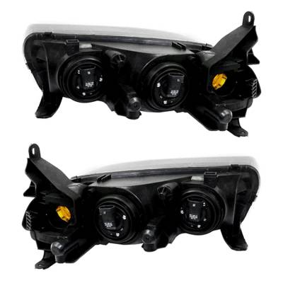 Rareelectrical - New Pair Headlights Compatible With Saturn L300 Base Sedan 2001 2002 By Part Number Gm2503200 - Image 2