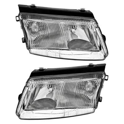 New Pair Of Headlights Compatible With Volkswagen Passat Gls 4 Motion Sedan Wagon 1998 1999 2000