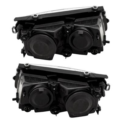 Rareelectrical - New Pair Of Headlights Compatible With Volkswagen Passat Glx Sedan Wagon 1998 1999 2000 2001 By Part - Image 2