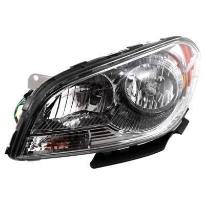 New Left Halogen Headlight Compatible With Chevrolet Malibu Ltz Sedan 2008-2012 By Part Number