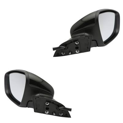 Rareelectrical - New Pair Of Mirror Compatible With Kia Forte5 Forte 2017 2018 By Ki1321213 Ki1320213 8150141 8150142 - Image 3