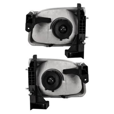 Rareelectrical - New Pair Of Halogen Headlights Compatible With Toyota Tacoma Pre Runner Crew Standard Pickup 2001 - Image 2