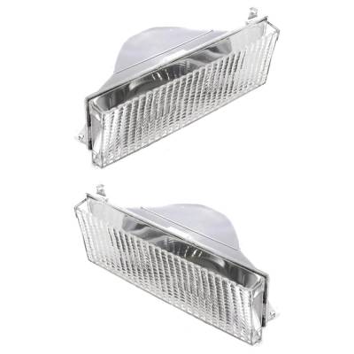 Rareelectrical - New Pair Of Daytime Running Lights Compatible With Jeep Cherokee Wagoneer Comanche 1984-1996 By Part - Image 3