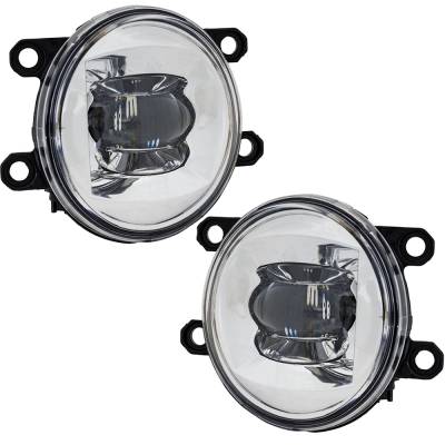 Rareelectrical - New Pair Of Fog Lights Compatible With Toyota Sienna Woodland Edition Mini Passenger Van 2022 By - Image 2