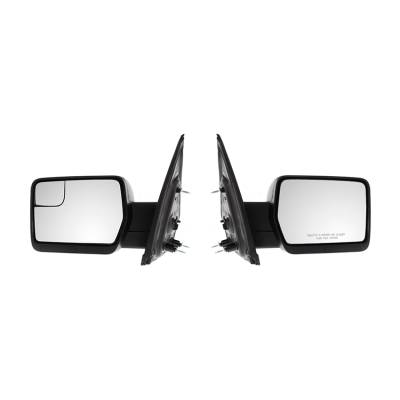 Rareelectrical - New Door Mirror Pair Fits Ford F-150 11-12 Paint To Match Fo1321404 Bl3z17683ha - Image 3
