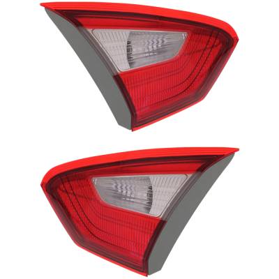 Rareelectrical - New Pair Of Tail Lights Compatible With Ford Focus S Se Plus Sel Titanium Hatchback Sedan 2012-2014 - Image 3