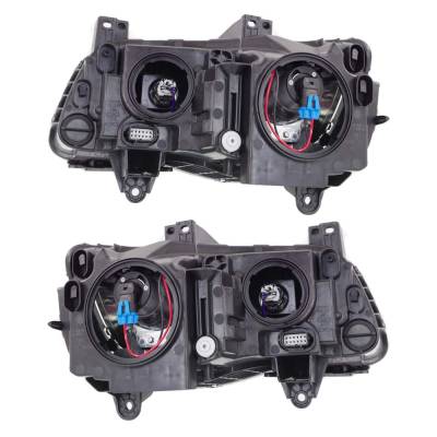 Rareelectrical - New Pair Of Headlights Compatible With Chrysler 300 3.6 C Platinum Hemi Limited S Touring Sedan - Image 2