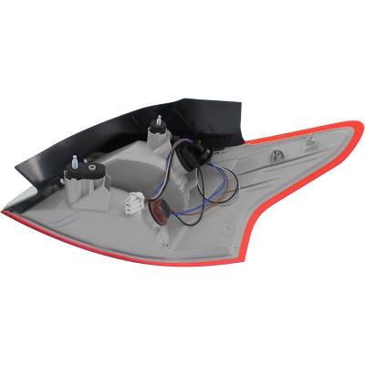 Rareelectrical - New Left Tail Lights Compatible With Ford Focus S Sel Titanium Plus Hatchback Sedan 4-Door 2.0L - Image 2