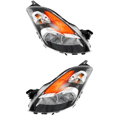 Rareelectrical - New Pair Headlights Compatible With Nissan Altima S Sedan 4 Door 2.5L 3.5L 2008 2009 By Part Numbers - Image 5