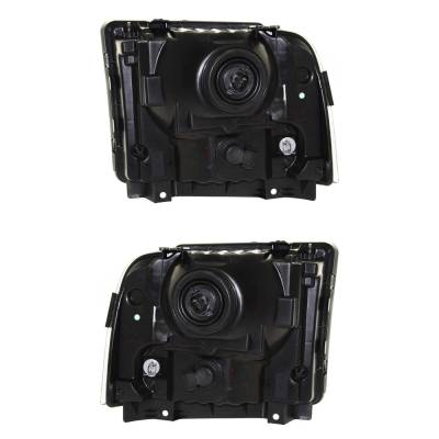 Rareelectrical - New Pair Of Headlights Compatible With Ford F-250 F-350 Super Duty Harley-Davidson Edition Crew Cab - Image 2