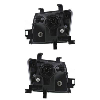 Rareelectrical - New Pair Headlights Compatible With Nissan Xterra X Sport Utility 2009 2010 2011 2012 2013 2014 2015 - Image 2