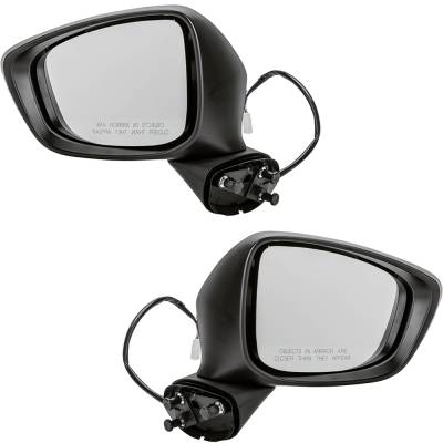 Rareelectrical - New Pair Of Mirrors Compatible With Mazda Cx-5 Grand Touring Sport Utility 2013-2015 By Part Numbers - Image 1