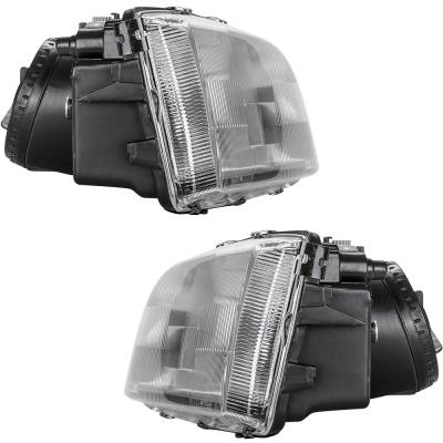 Rareelectrical - New Pair Of Headlights Compatible With Volvo C70 S70 Awd Glt T5 Se Convertible Coupe Sedan 2.3L 2.4L - Image 3