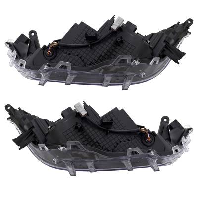 Rareelectrical - New Pair Headlights Compatible With Toyota Rav4 Xle Sport Utility 4 Door 2.5L 2022 2023 By Part - Image 3