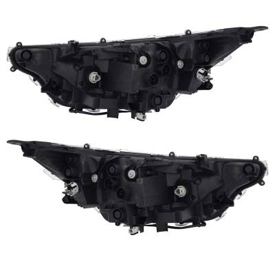 Rareelectrical - New Pair Headlights Compatible With Toyota Rav4 Xle Sport Utility 4 Door 2.5L 2022 2023 By Part - Image 4