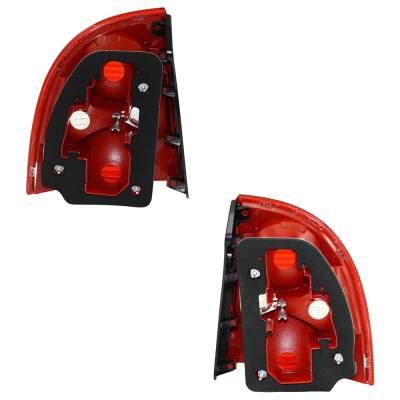 Rareelectrical - New Pair Of Tail Lights Compatible With Volkswagen Passat Gl Glx Gls Tdi Sedan 4-Door 2001 2002 2003 - Image 3
