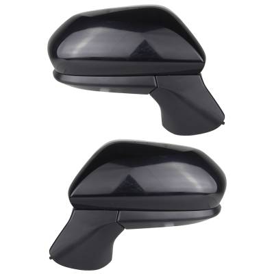 Rareelectrical - New Pair Of Mirrors Compatible With Toyota Camry L 3.5L 2018 2019 2020 By To1321366 To1320366 - Image 1