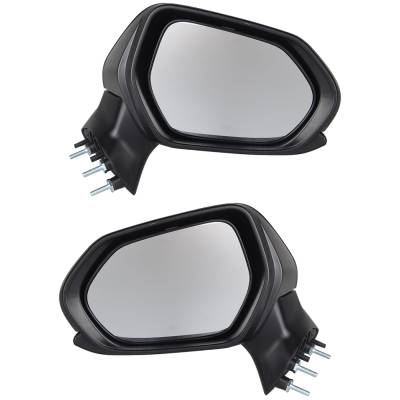 Rareelectrical - New Pair Of Mirrors Compatible With Toyota Camry Hybrid Se 2.5L 2018 2019 2020 2021 2022 2023 By - Image 2