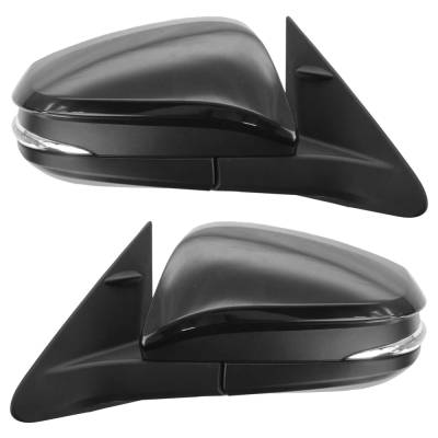 Rareelectrical - New Pair Of Mirror Compatible With Toyota Highlander Xle Hybrid Limited Plus Sport Utility 4-Door - Image 5