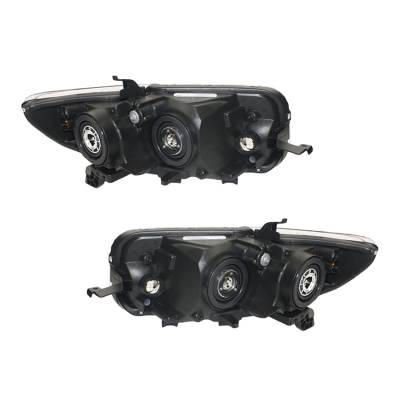 Rareelectrical - New Pair Of Headlights Compatible With Scion Xb 2008-2010 Sc2502102 81130-12B90 Sc2503102 8113012B90 - Image 3