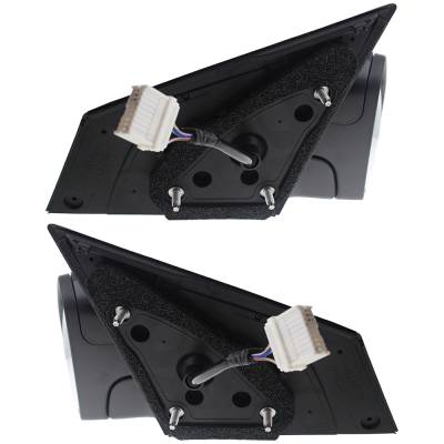 Rareelectrical - New Pair Of Mirrors Compatible With Hyundai Sonata Hybrid Gl Gls Luxury Sedan 4 Door 2.0L 2018 2019 - Image 3