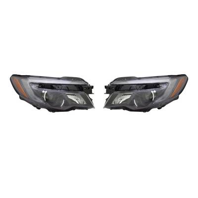 Rareelectrical - New Pair Of Headlights Compatible With Honda Pilot 2016 33100-Tg7-A12 33150Tg7a12 33100Tg7a12 - Image 2