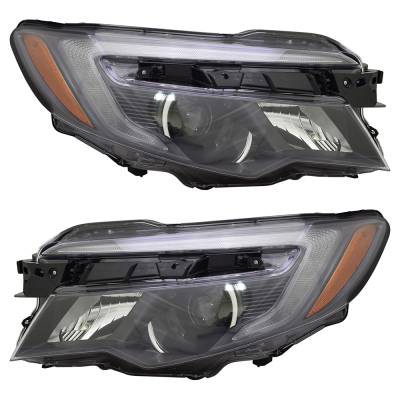 Rareelectrical - New Pair Of Headlights Compatible With Honda Ridgeline Rt Crew Cab Pickup 2017 2018 2019 By Part - Image 2