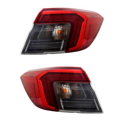 Rareelectrical - New Outer Pair Of Led Tail Lights Compatible With Honda Civic Si Ex Sedan 4 Door 1.5L 2022 2023 By - Image 5